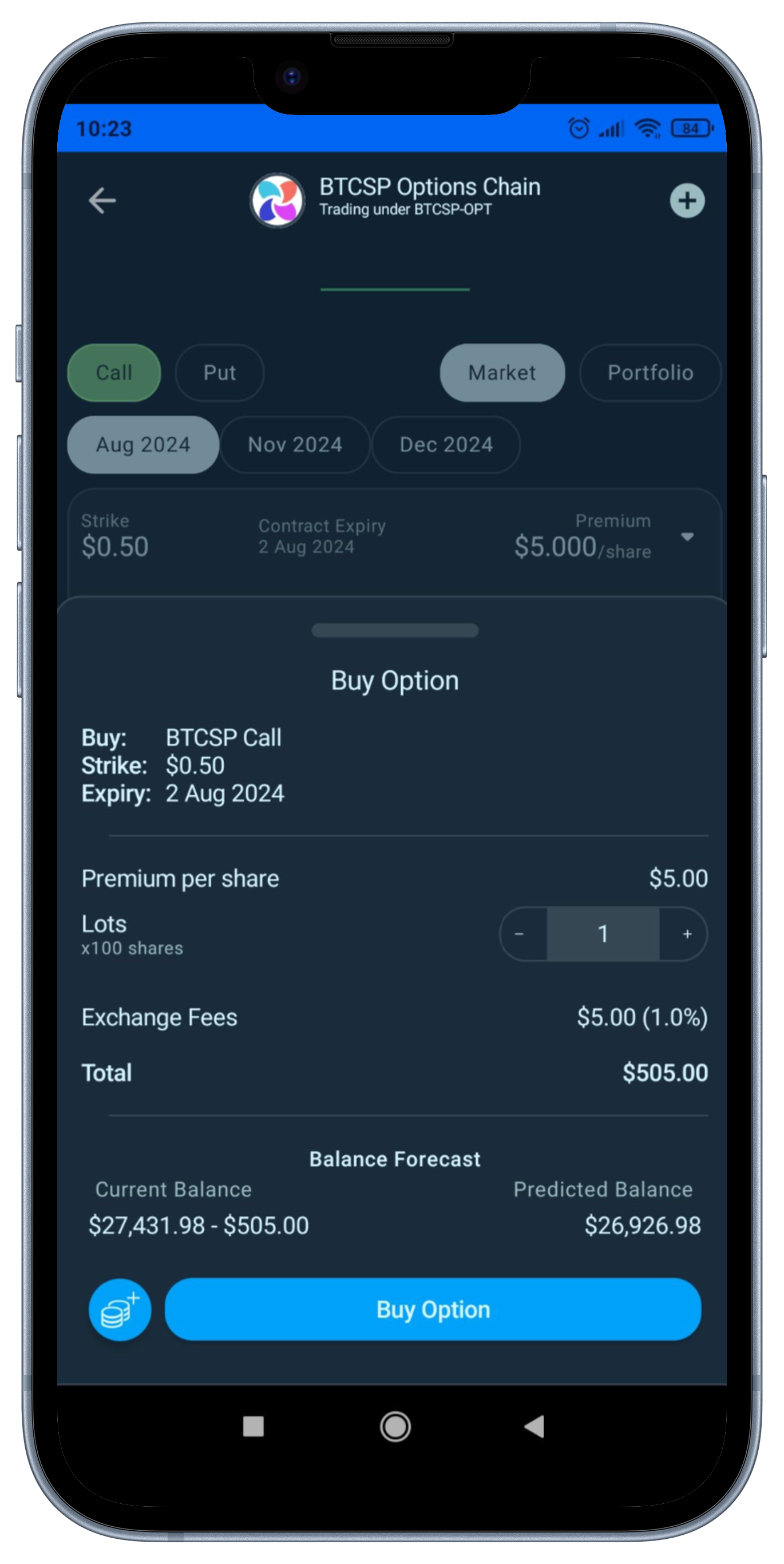 exchange & trading app for digital securities